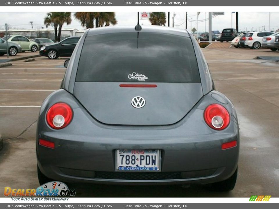 2006 Volkswagen New Beetle 2.5 Coupe Platinum Grey / Grey Photo #14