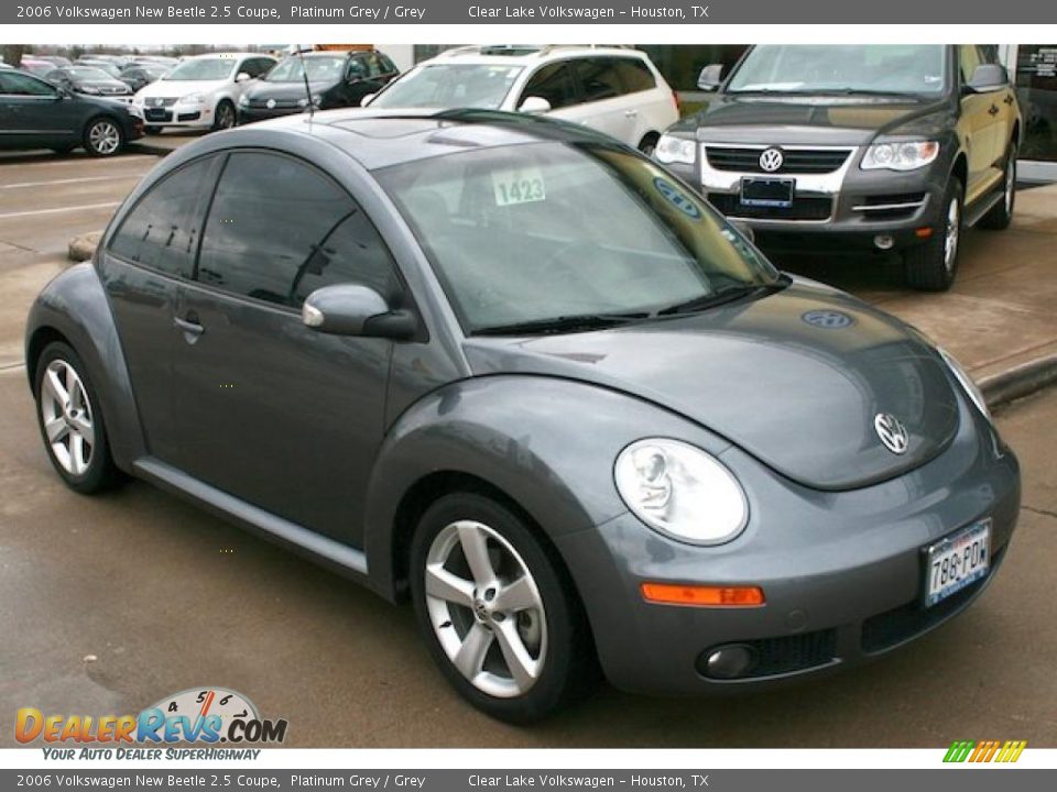 2006 Volkswagen New Beetle 2.5 Coupe Platinum Grey / Grey Photo #18