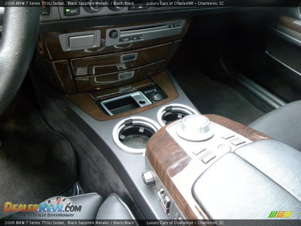 2006 BMW 7 Series 750Li Sedan Black Sapphire Metallic / Black/Black Photo #19