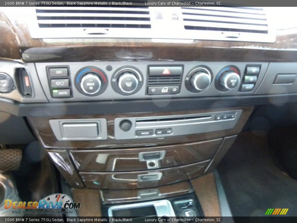 2006 BMW 7 Series 750Li Sedan Black Sapphire Metallic / Black/Black Photo #20