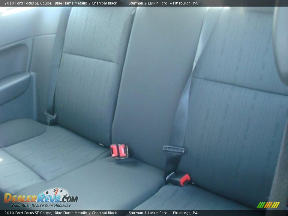 2010 Ford Focus SE Coupe Blue Flame Metallic / Charcoal Black Photo #8