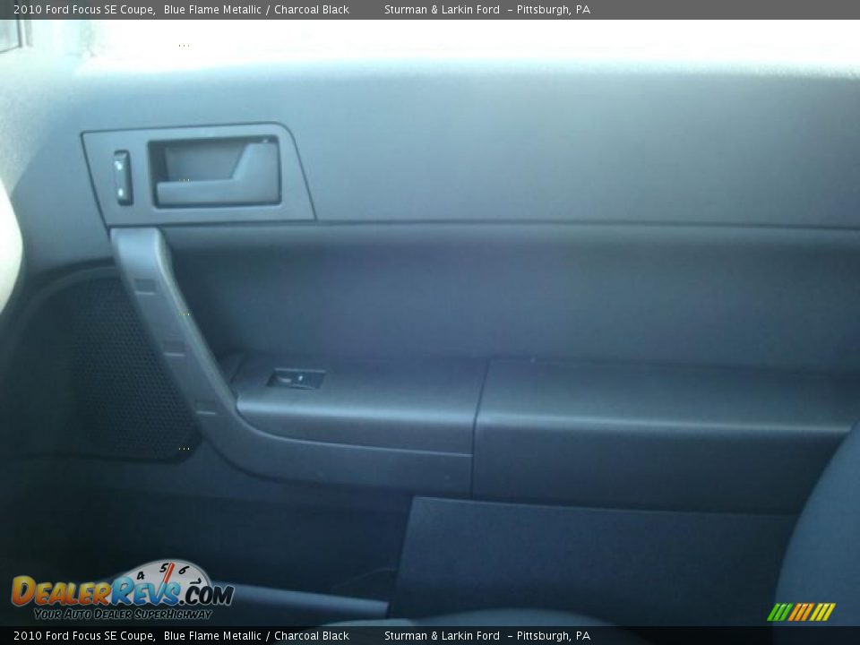 2010 Ford Focus SE Coupe Blue Flame Metallic / Charcoal Black Photo #18