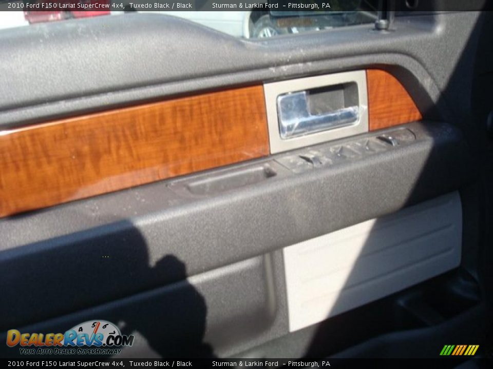 2010 Ford F150 Lariat SuperCrew 4x4 Tuxedo Black / Black Photo #16