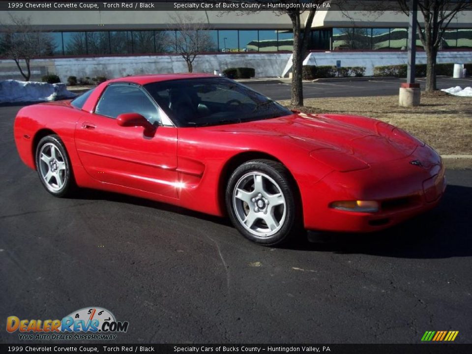 1999 Chevrolet Corvette Coupe Torch Red / Black Photo #1