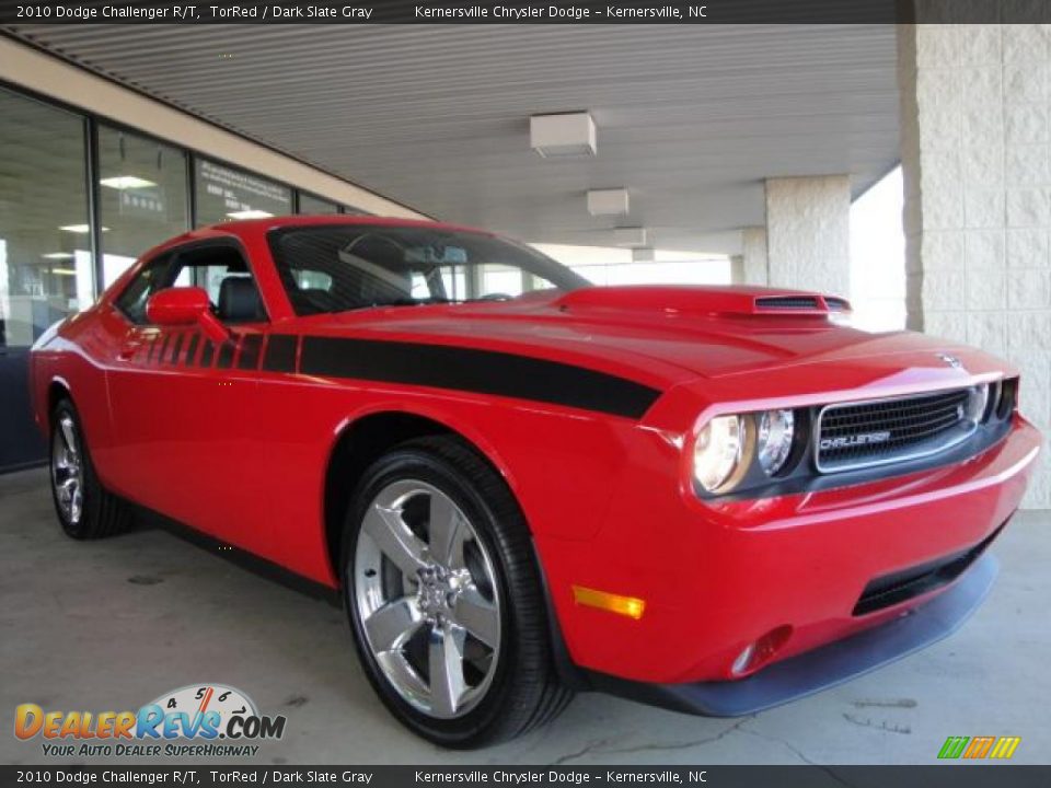 2010 Dodge Challenger R/T TorRed / Dark Slate Gray Photo #4