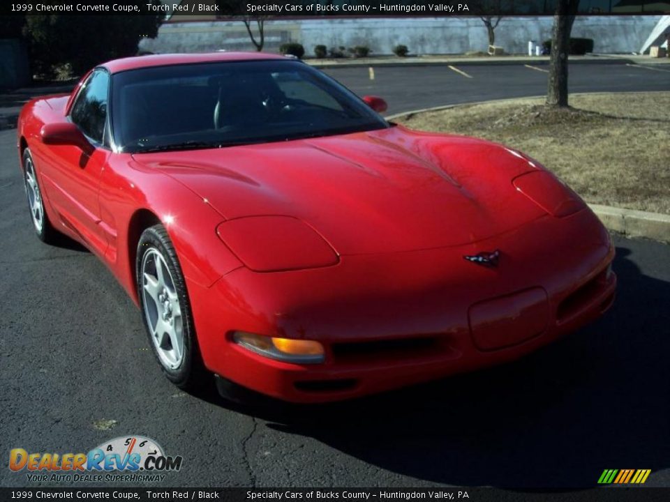 1999 Chevrolet Corvette Coupe Torch Red / Black Photo #2