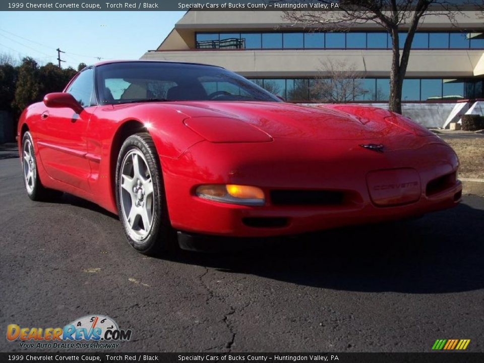 1999 Chevrolet Corvette Coupe Torch Red / Black Photo #3