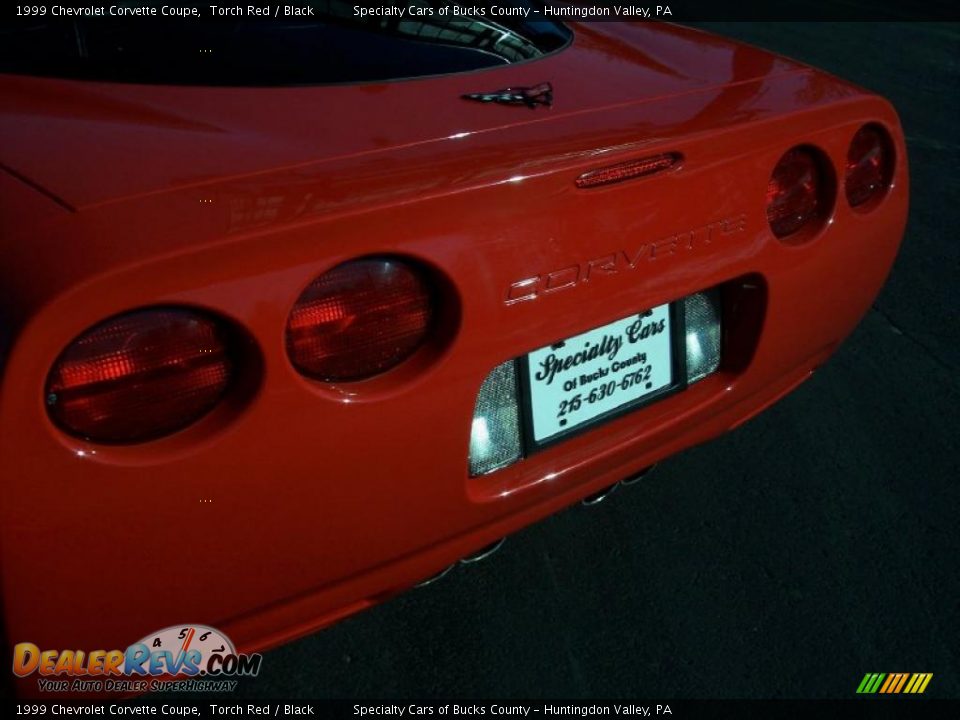 1999 Chevrolet Corvette Coupe Torch Red / Black Photo #8