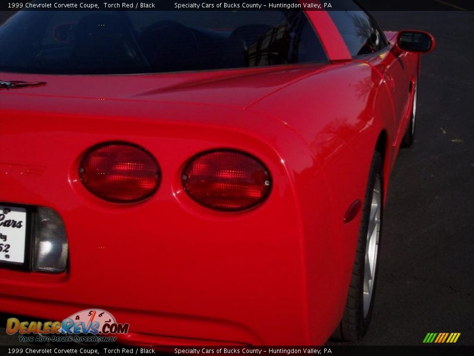 1999 Chevrolet Corvette Coupe Torch Red / Black Photo #9