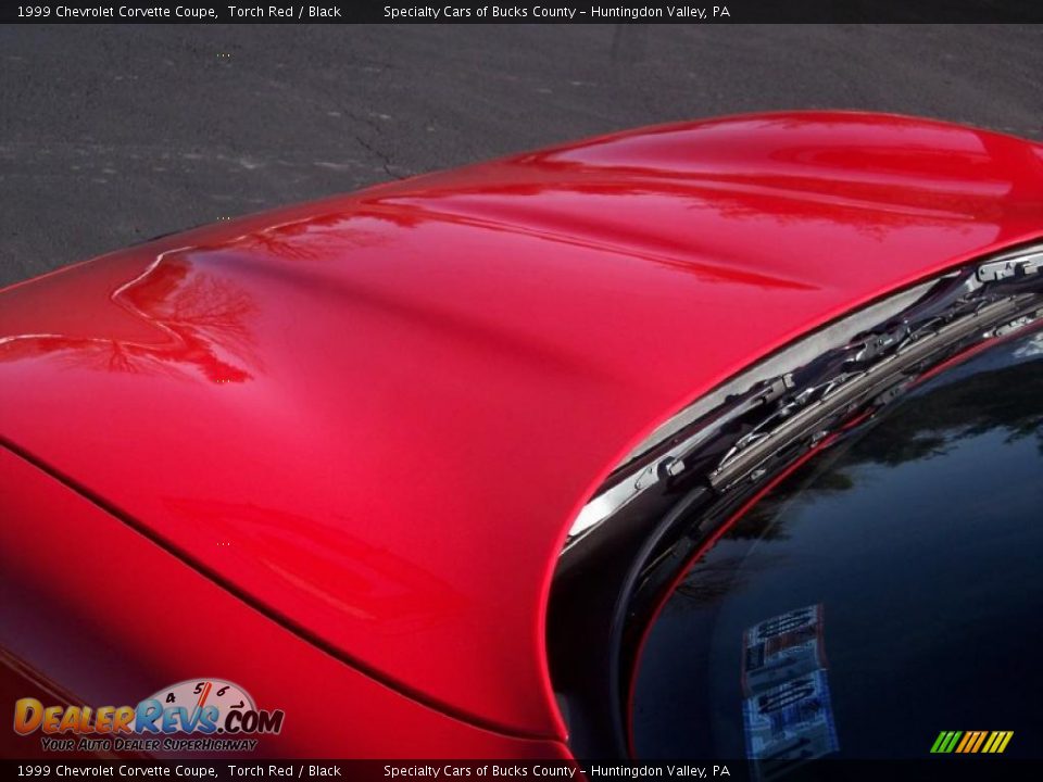 1999 Chevrolet Corvette Coupe Torch Red / Black Photo #11