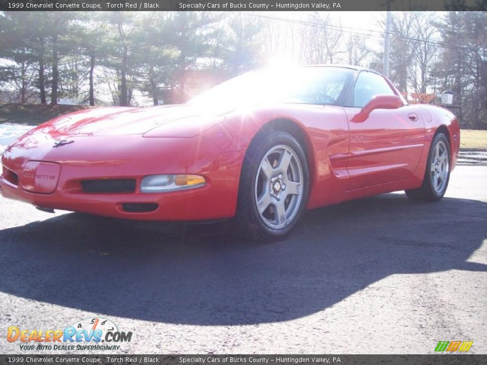 1999 Chevrolet Corvette Coupe Torch Red / Black Photo #14