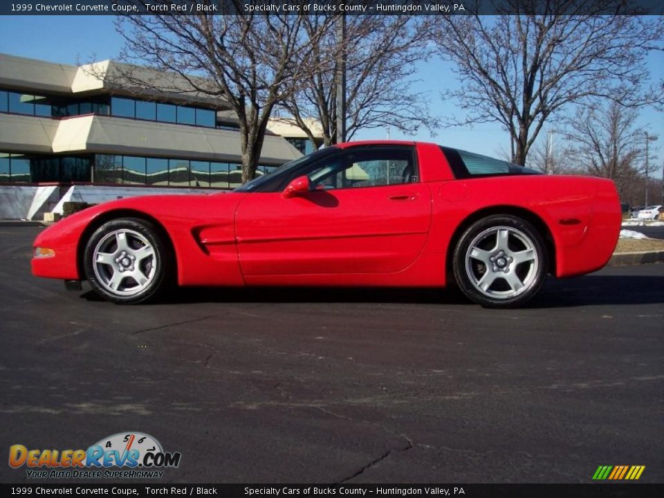 1999 Chevrolet Corvette Coupe Torch Red / Black Photo #22