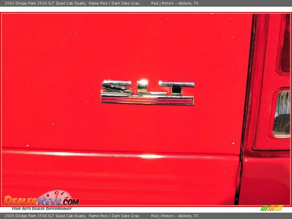 2003 Dodge Ram 3500 SLT Quad Cab Dually Flame Red / Dark Slate Gray Photo #6