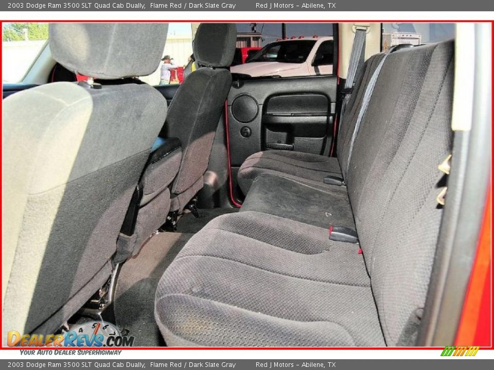 2003 Dodge Ram 3500 SLT Quad Cab Dually Flame Red / Dark Slate Gray Photo #18