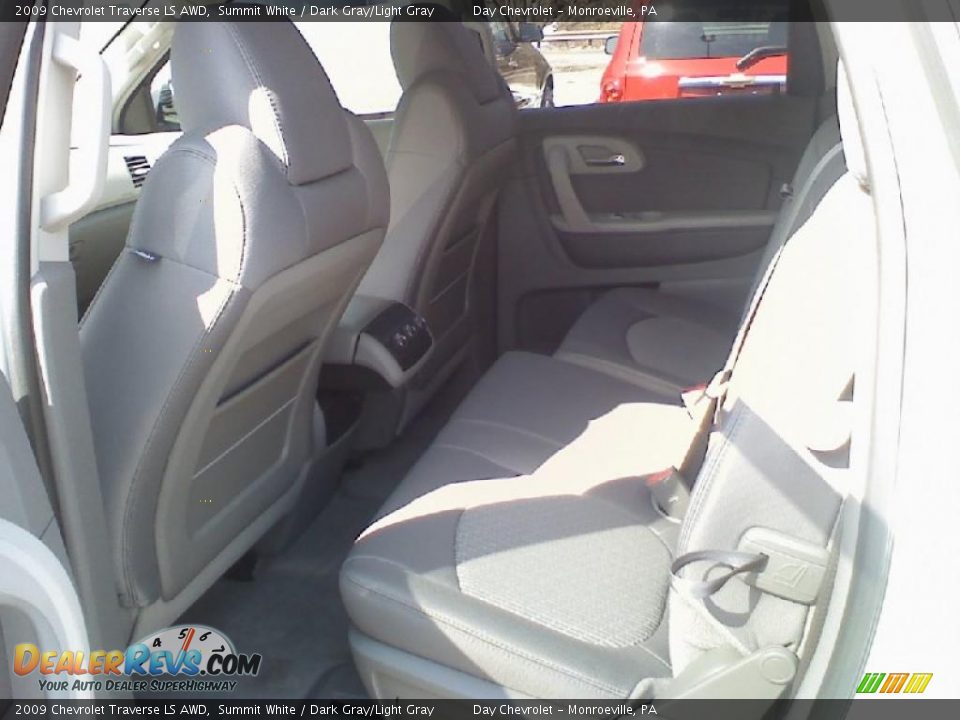 2009 Chevrolet Traverse LS AWD Summit White / Dark Gray/Light Gray Photo #6