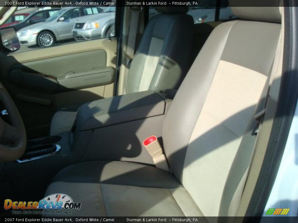 2007 Ford Explorer Eddie Bauer 4x4 Oxford White / Camel Photo #7