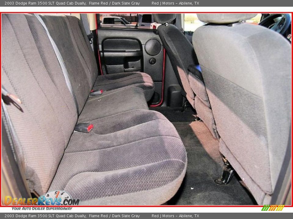 2003 Dodge Ram 3500 SLT Quad Cab Dually Flame Red / Dark Slate Gray Photo #21
