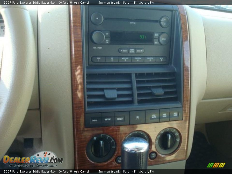 2007 Ford Explorer Eddie Bauer 4x4 Oxford White / Camel Photo #9