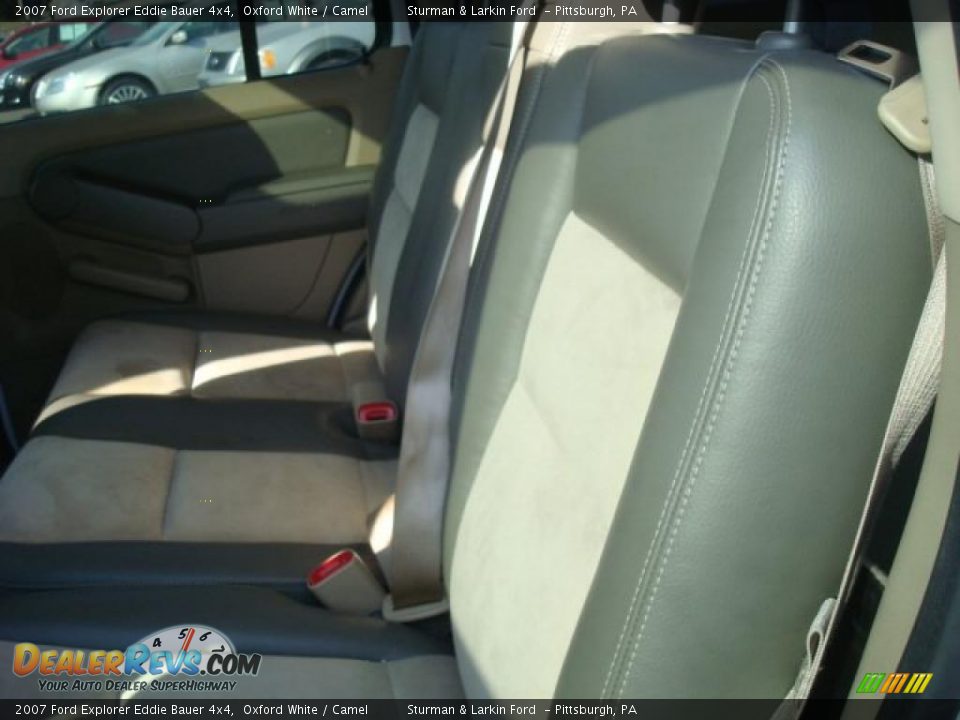 2007 Ford Explorer Eddie Bauer 4x4 Oxford White / Camel Photo #13