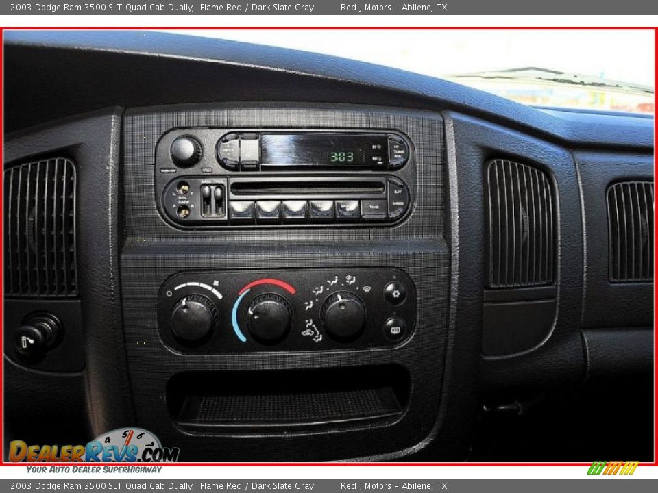2003 Dodge Ram 3500 SLT Quad Cab Dually Flame Red / Dark Slate Gray Photo #29