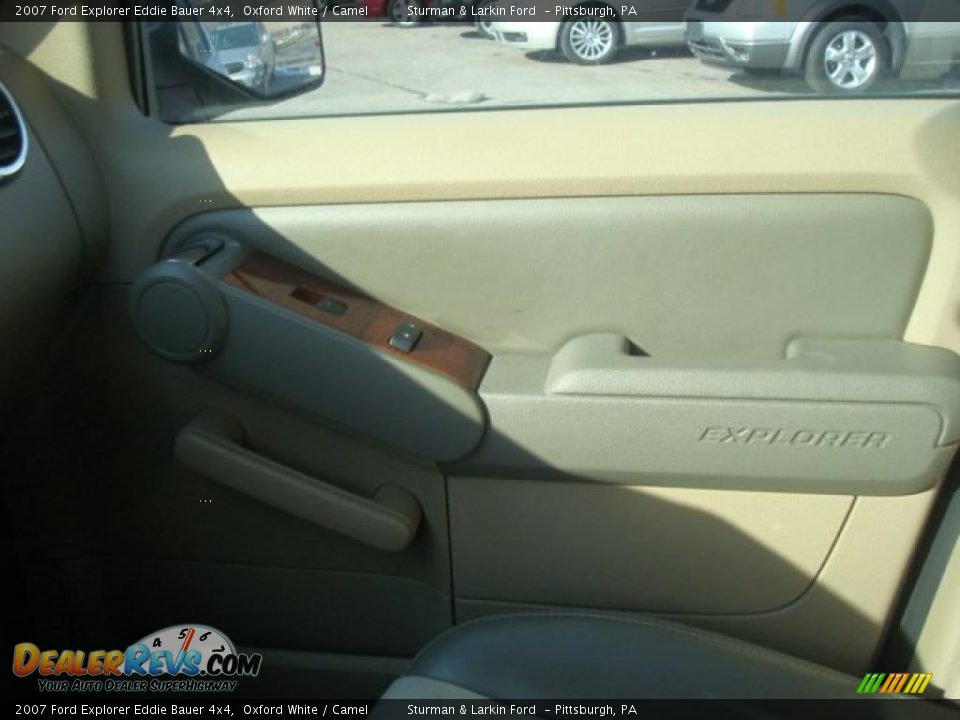 2007 Ford Explorer Eddie Bauer 4x4 Oxford White / Camel Photo #18
