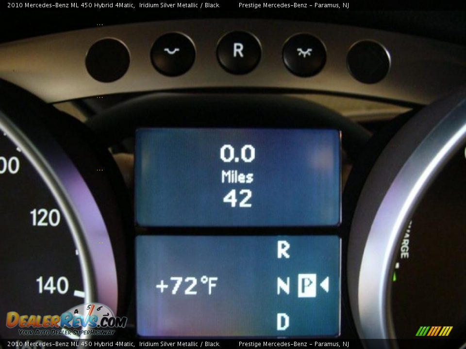 2010 Mercedes-Benz ML 450 Hybrid 4Matic Iridium Silver Metallic / Black Photo #11