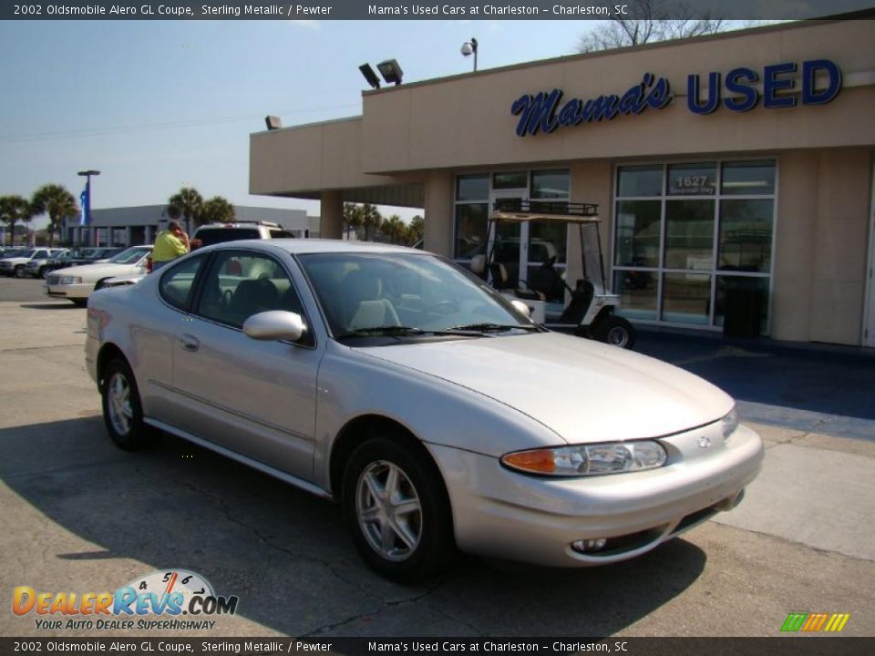 2002 Oldsmobile Alero GL Coupe Sterling Metallic / Pewter Photo #2