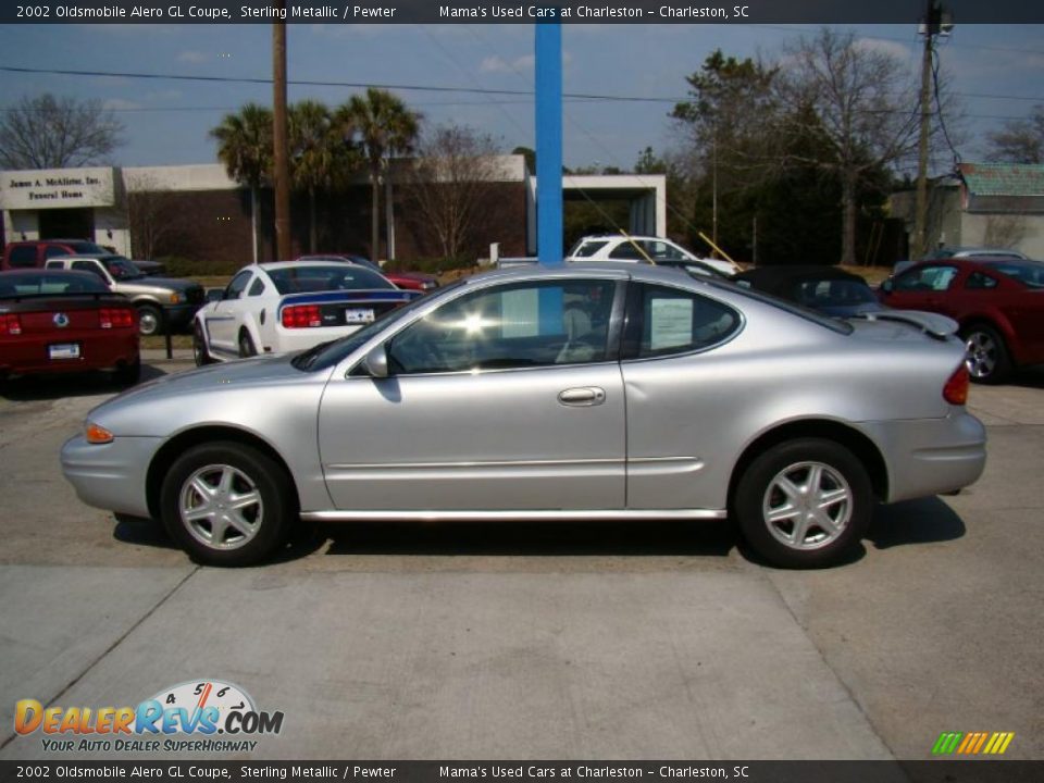 2002 Oldsmobile Alero GL Coupe Sterling Metallic / Pewter Photo #5