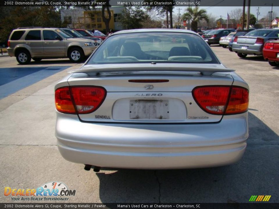 2002 Oldsmobile Alero GL Coupe Sterling Metallic / Pewter Photo #7