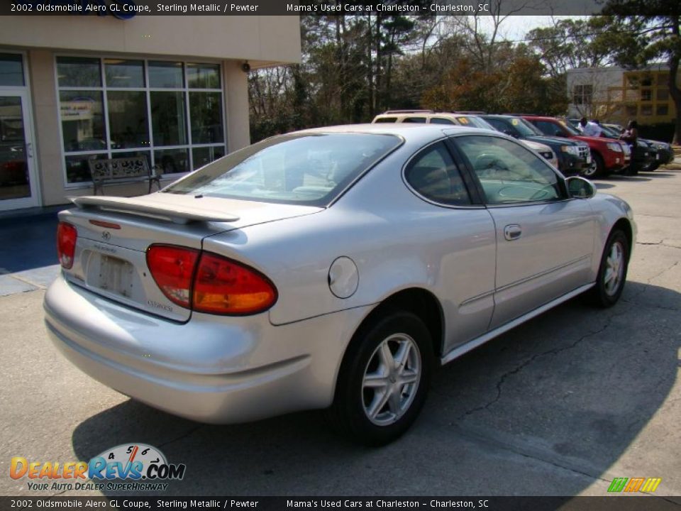 2002 Oldsmobile Alero GL Coupe Sterling Metallic / Pewter Photo #8