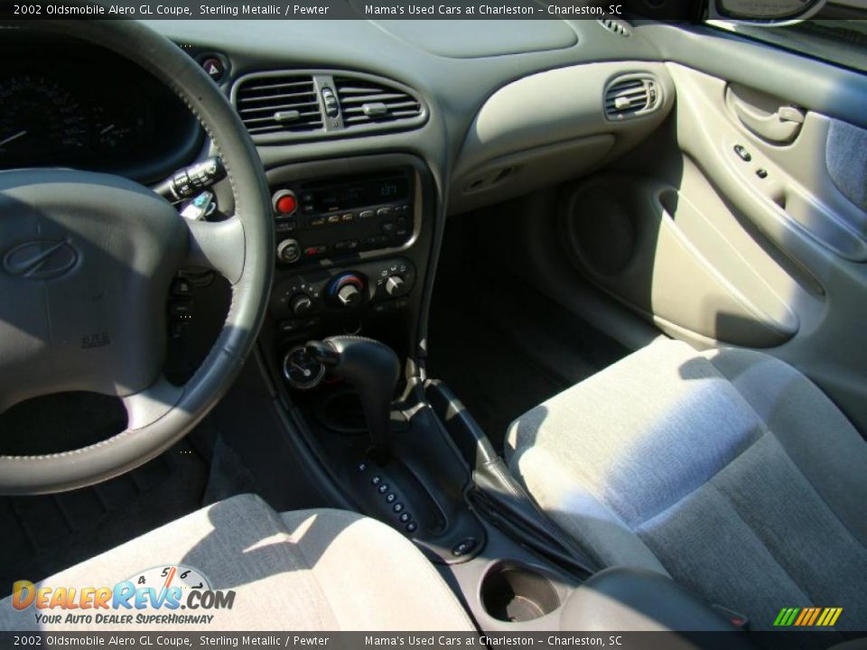 2002 Oldsmobile Alero GL Coupe Sterling Metallic / Pewter Photo #15