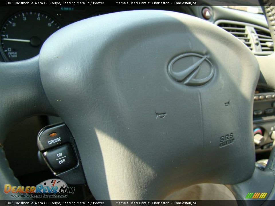 2002 Oldsmobile Alero GL Coupe Sterling Metallic / Pewter Photo #21