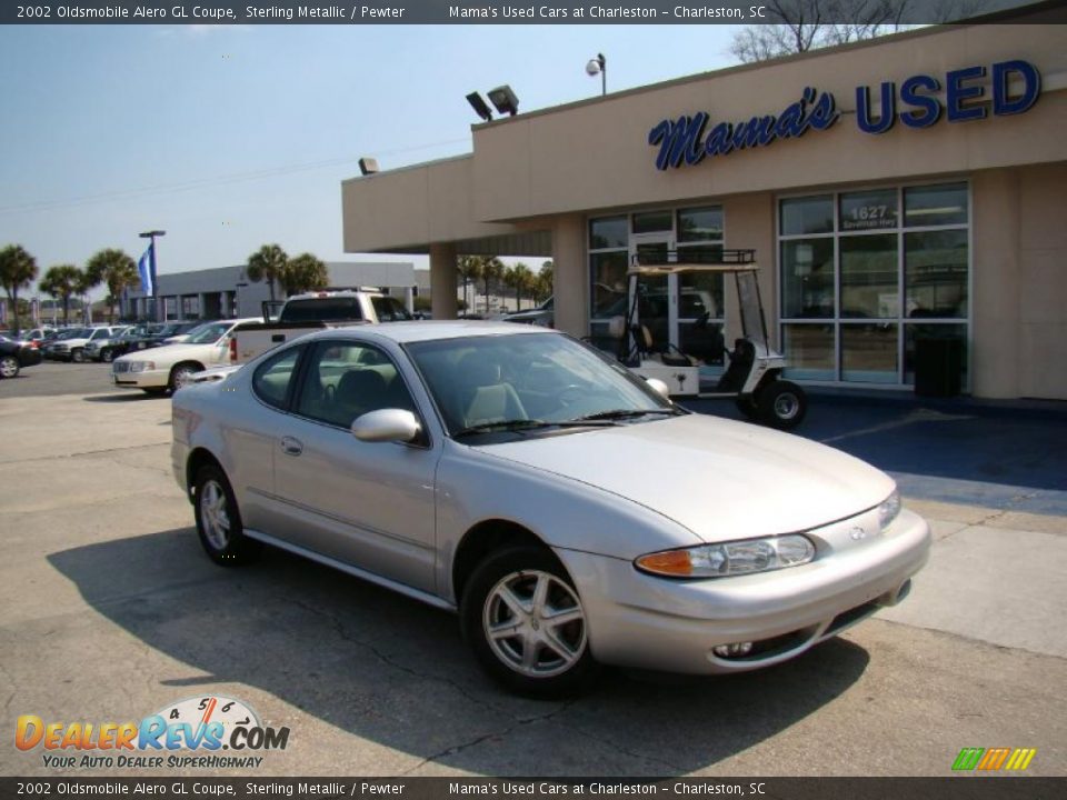 2002 Oldsmobile Alero GL Coupe Sterling Metallic / Pewter Photo #26
