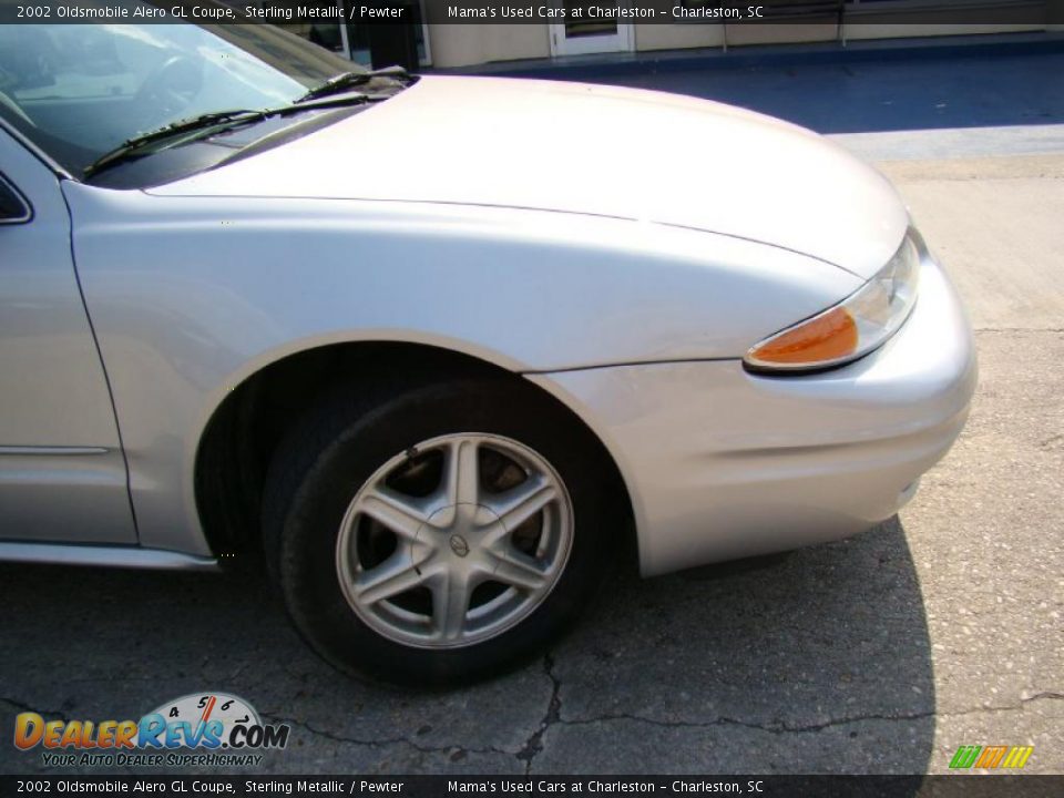 2002 Oldsmobile Alero GL Coupe Sterling Metallic / Pewter Photo #27
