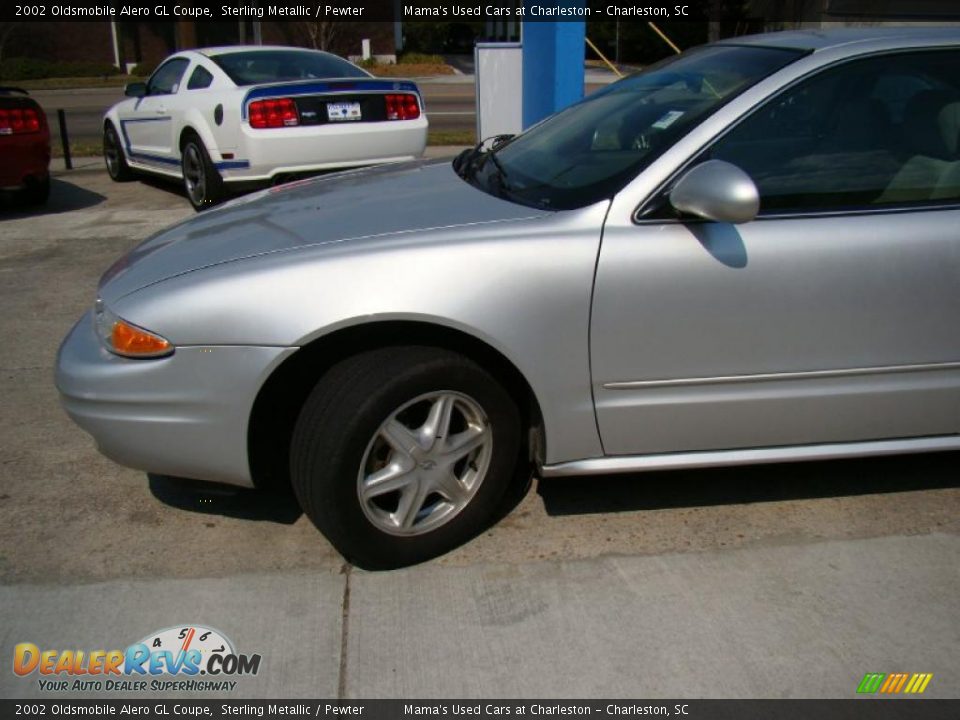 2002 Oldsmobile Alero GL Coupe Sterling Metallic / Pewter Photo #28