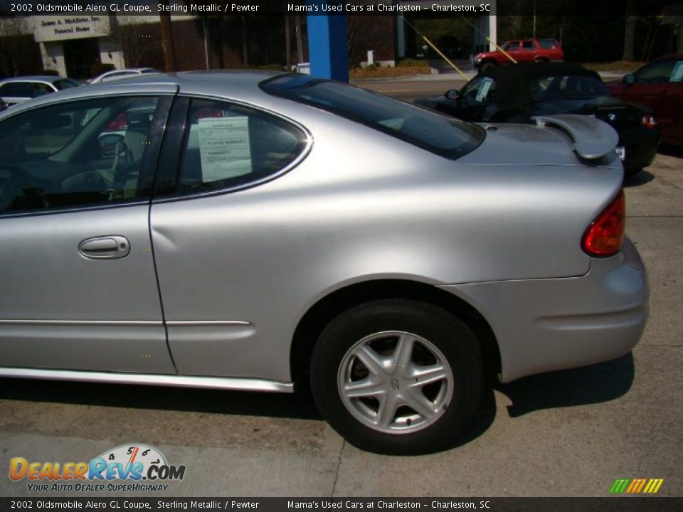 2002 Oldsmobile Alero GL Coupe Sterling Metallic / Pewter Photo #29