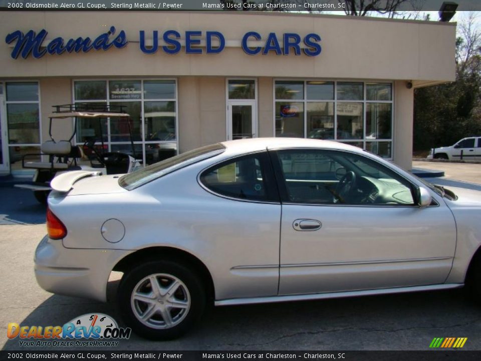 2002 Oldsmobile Alero GL Coupe Sterling Metallic / Pewter Photo #30