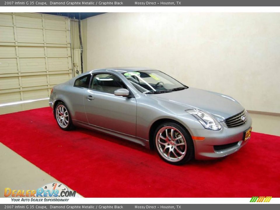 2007 Infiniti G 35 Coupe Diamond Graphite Metallic / Graphite Black Photo #1