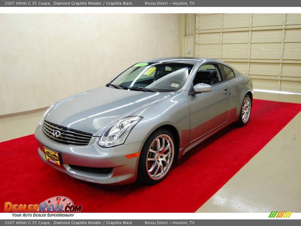 2007 Infiniti G 35 Coupe Diamond Graphite Metallic / Graphite Black Photo #3