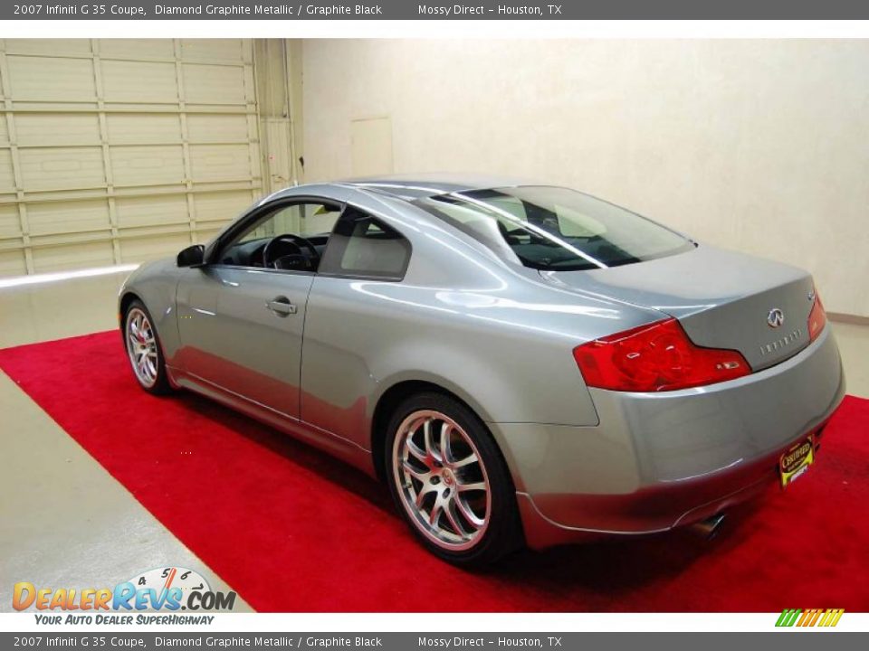 2007 Infiniti G 35 Coupe Diamond Graphite Metallic / Graphite Black Photo #4