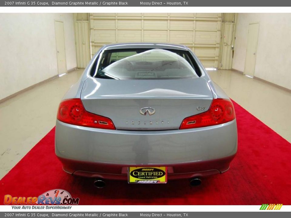2007 Infiniti G 35 Coupe Diamond Graphite Metallic / Graphite Black Photo #5