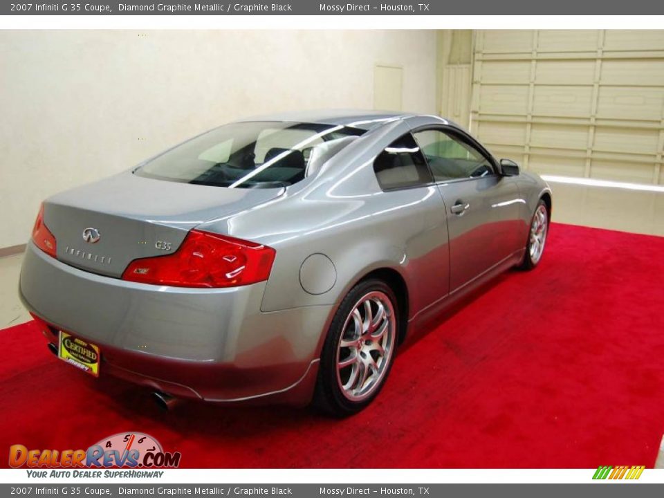 2007 Infiniti G 35 Coupe Diamond Graphite Metallic / Graphite Black Photo #6