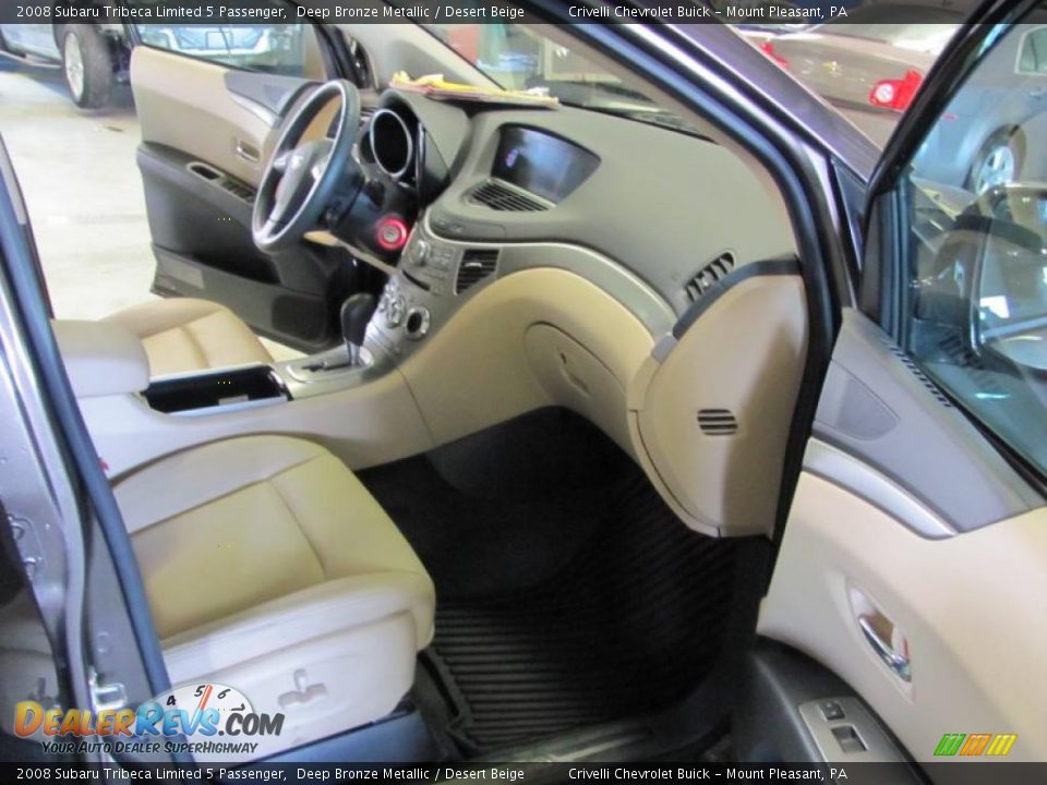 2008 Subaru Tribeca Limited 5 Passenger Deep Bronze Metallic / Desert Beige Photo #5