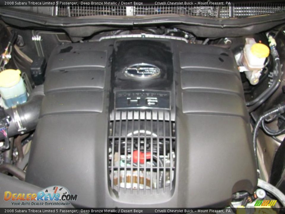 2008 Subaru Tribeca Limited 5 Passenger Deep Bronze Metallic / Desert Beige Photo #6