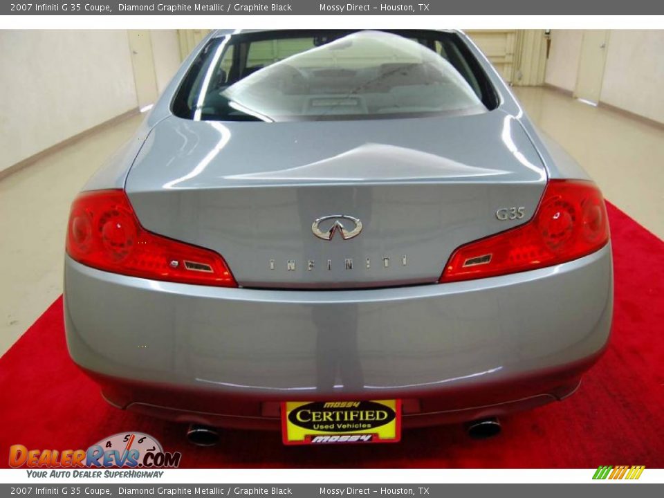 2007 Infiniti G 35 Coupe Diamond Graphite Metallic / Graphite Black Photo #8