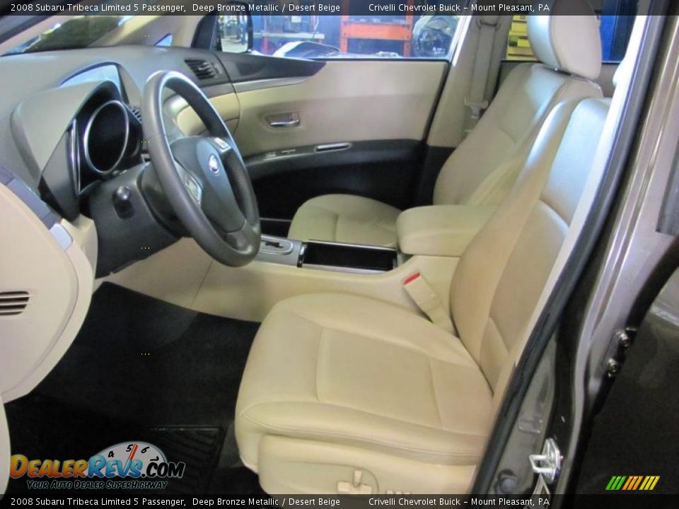 2008 Subaru Tribeca Limited 5 Passenger Deep Bronze Metallic / Desert Beige Photo #9