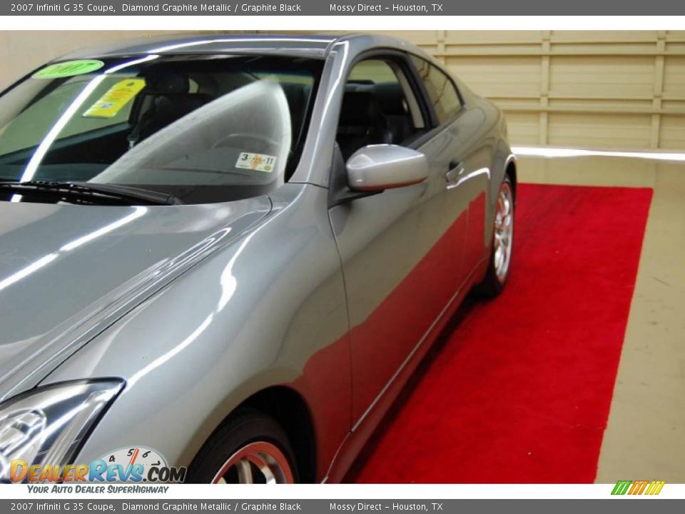 2007 Infiniti G 35 Coupe Diamond Graphite Metallic / Graphite Black Photo #12