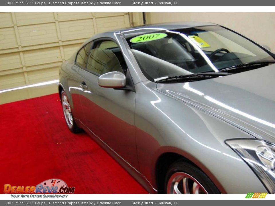 2007 Infiniti G 35 Coupe Diamond Graphite Metallic / Graphite Black Photo #14