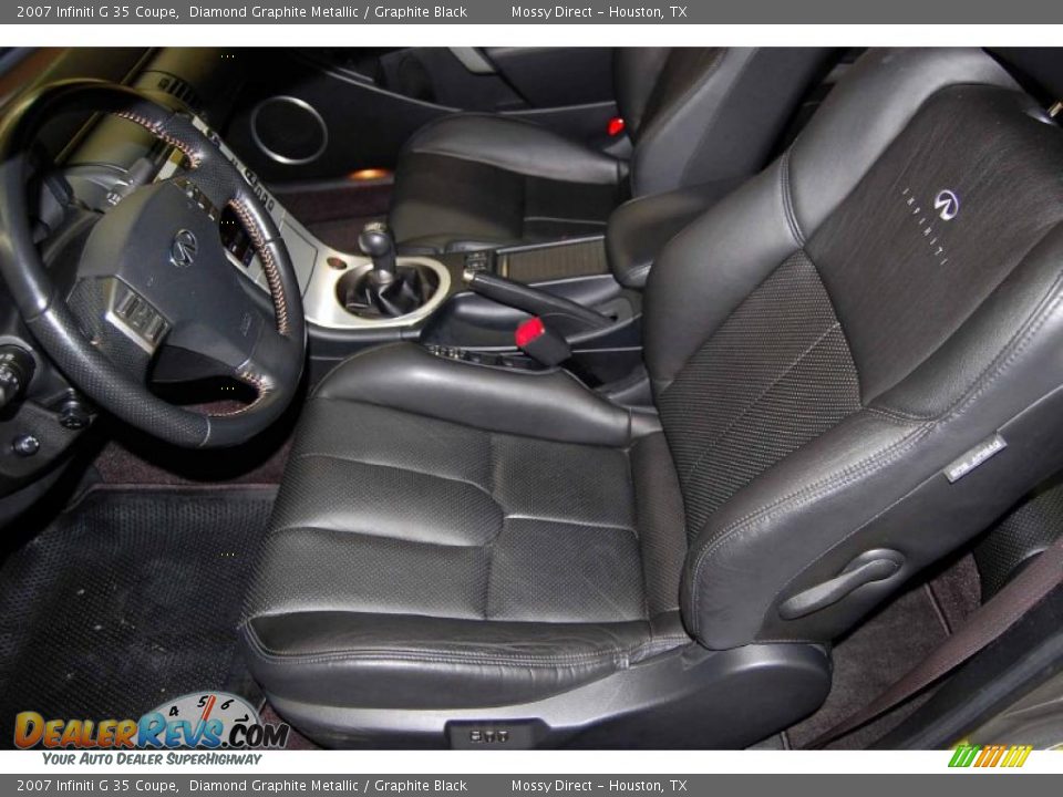2007 Infiniti G 35 Coupe Diamond Graphite Metallic / Graphite Black Photo #16