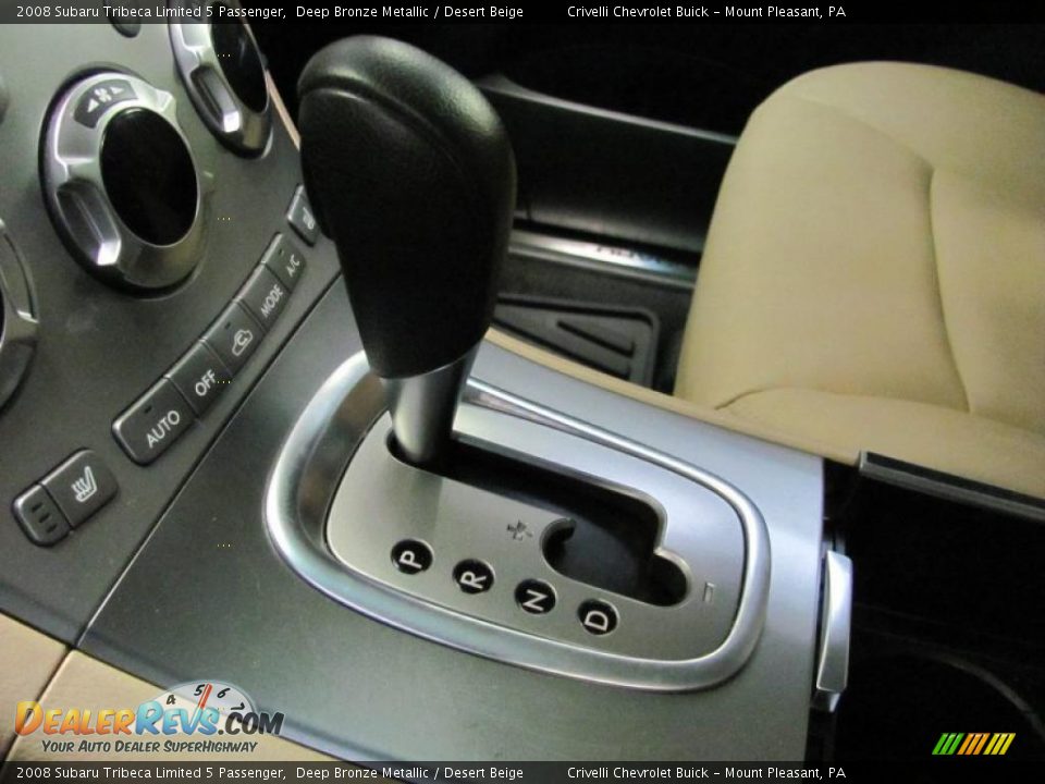 2008 Subaru Tribeca Limited 5 Passenger Deep Bronze Metallic / Desert Beige Photo #18